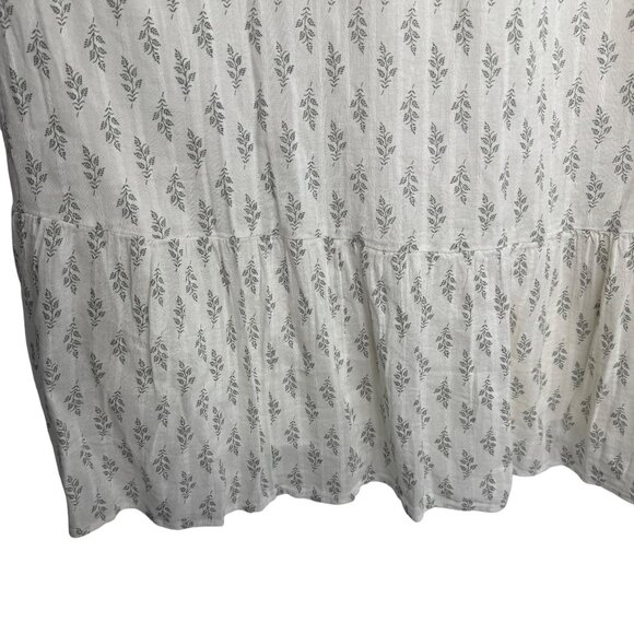 Style & Co White Floral CottonBlend Midi Dress‎ XL Cottagecore Girly Summer - Picture 6 of 10